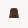 Chloé Mini Skirt With Jacquard Pattern