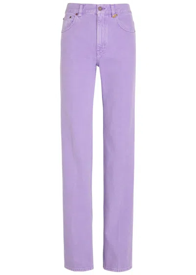 Chloé Chloe Straight-leg Jeans In Purple