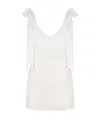 Chloé Chiffon Tank Top With Decorative Tapes In Neutral