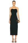 Chloé Twisted Knit Silk-blend Midi Dress In Black