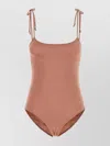 Chloé Stretch Nylon Swimsuit Featuring Adjustable Straps In Pink