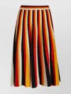 Chloé Striped A-line Mid-length Skirt