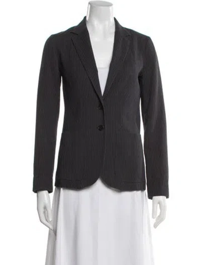 Pre-owned Chloé Striped Blazer In Blue