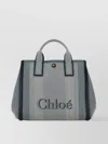 Chloé Carry Striped Canvas Tote Bag