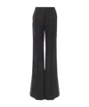 Chloé Striped Casual Pants In Black