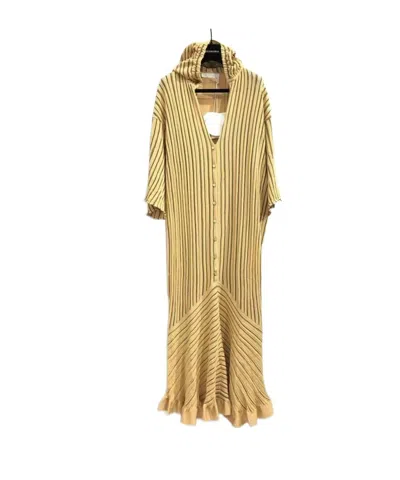 Chloé Striped Dress In Nude