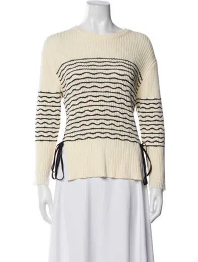 Pre-owned Chloé Striped Jacket In Neutrals