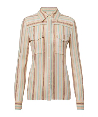 Chloé Striped Shirt In Multi