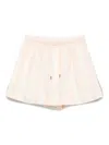 Chloé Striped Shorts In Neutral