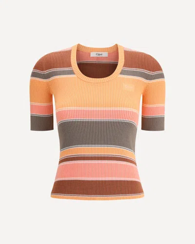 CHLOÉ STRIPED SWEATER