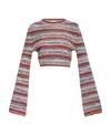 Chloé Striped Sweater In Multi