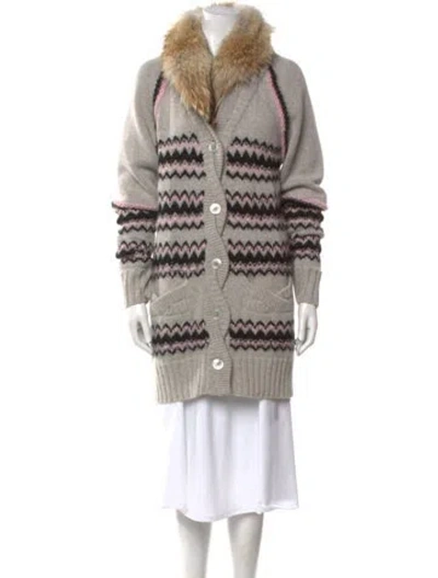 Pre-owned Chloé Striped Sweater In Multi