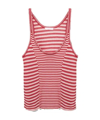 Chloé Striped Vest In Pink