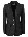 Chloé Structured Black Tailored Jacket In Black
