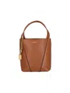 Chloé Structured Brown Shoulder Bag With Textured Finish