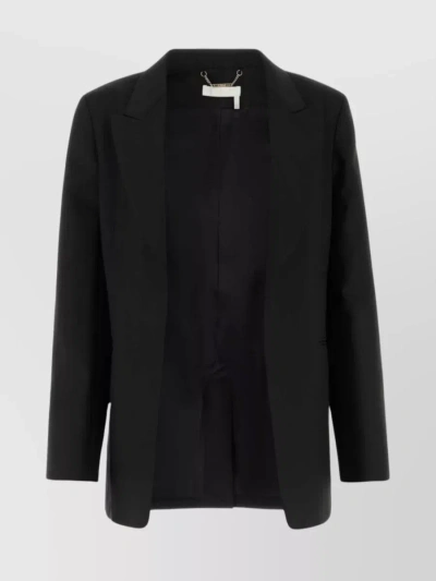 CHLOÉ STRUCTURED LAPEL JACKET WITH FLAP POCKETS