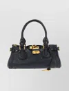 Chloé Structured Shoulder Bag With Padlock And Studs