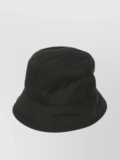 Chloé Structured Stitched Brim Bucket Hat In Grey