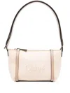 Chloé Chloe Women Sand Canvas Carry Shoulder Bag