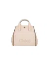 Chloé Structured Tote Bag With Rafia Effect