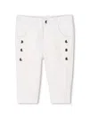 Chloé Stud-detailing Trousers In Offwhite