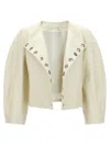Chloé Long-sleeved Jacket In White