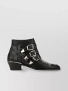 CHLOÉ STUDDED STRAPS ANKLE BOOTS