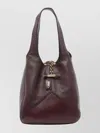 Chloé Balloon Paneled Textured-leather Tote