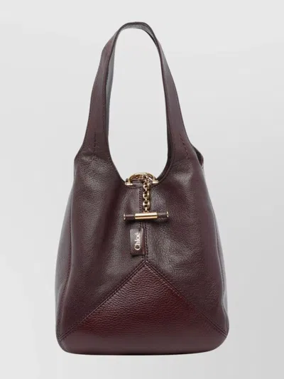 Chloé Stylish Balloon Shoulder Bag With Chain Detail