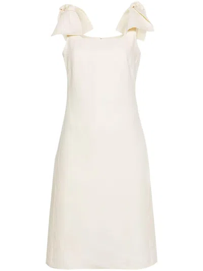 Chloé Stylish Coco Milk Linen Vest Dress For Women From Ss24 Collection In Tan