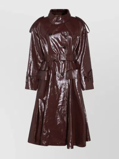 CHLOÉ STYLISH LIGHTWEIGHT OUTERWEAR BELTED