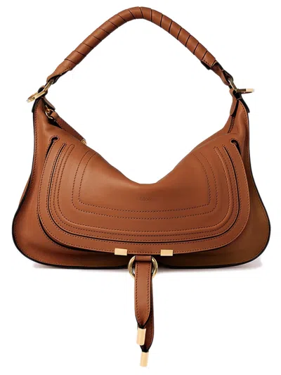 Chloé Chloè Stylish Mini Shoulder Bag With Adjustable Strap - 24 Cm Height In Brown