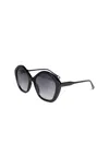Chloé Oversize Frame Sunglasses In Black
