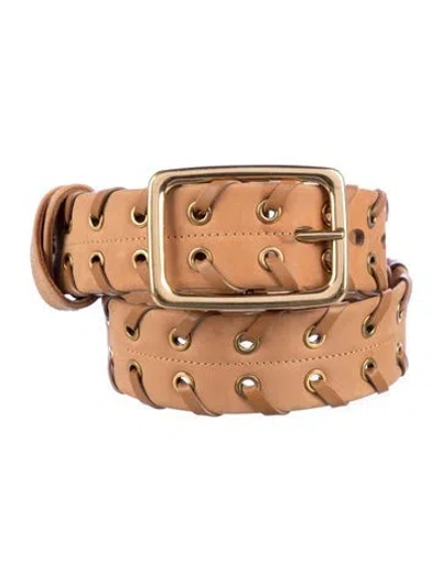 Pre-owned Chloé Suede Belt In Brown