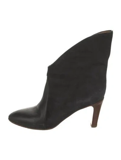 Pre-owned Chloé Suede Boots In Black