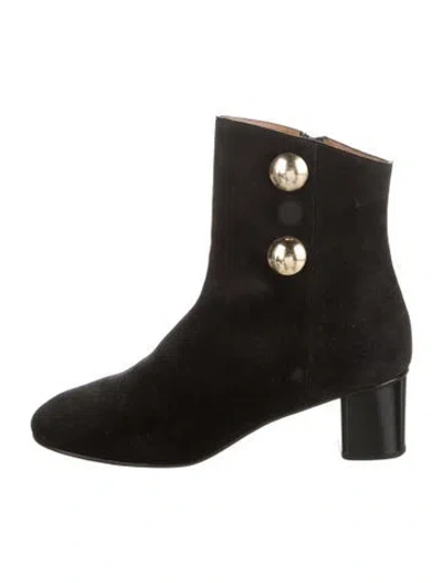 Pre-owned Chloé Suede Boots In Black