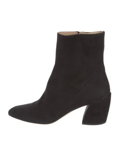 Pre-owned Chloé Suede Boots In Black