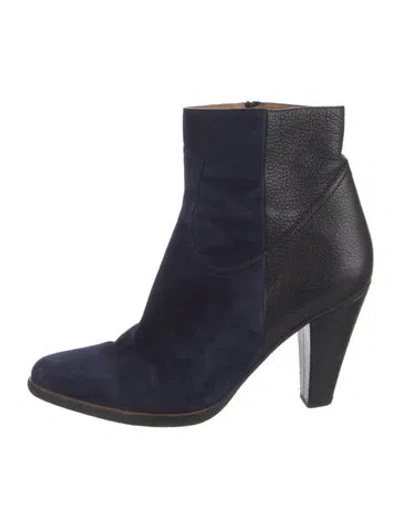 Pre-owned Chloé Suede Boots In Blue