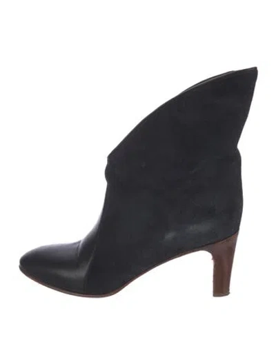Pre-owned Chloé Suede Boots In Blue