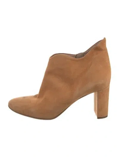 Pre-owned Chloé Suede Boots In Brown