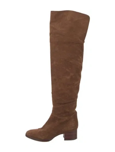 Pre-owned Chloé Suede Boots In Brown