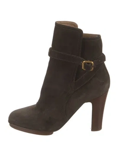 Pre-owned Chloé Suede Boots In Brown