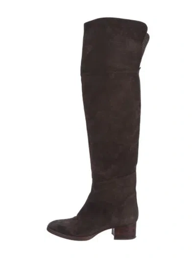 Pre-owned Chloé Suede Boots In Brown