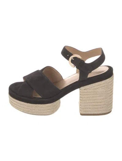 Pre-owned Chloé Suede Braided Accents Espadrilles