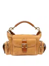 Chloé Suede Camera Bag In Beige