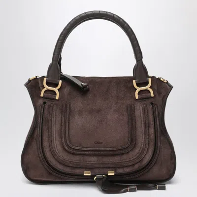 Chloé Suede Handbag In Brown