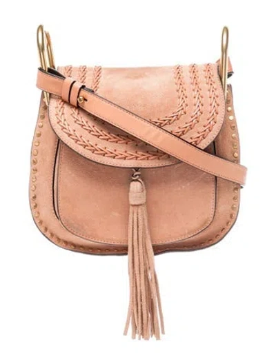 Pre-owned Chloé Suede Hudson In Pink