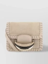 Chloé Chloe Sand Suede Kattie Clutch In Beige