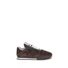 Chloé Kick Leather-trimmed Quilted Suede Sneakers In Brown