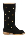 Chloé Suede Knee-high Boots In Black